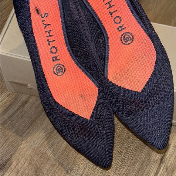 Rothy's Black Flats Elegant and Versatile - Picture 2 of 3